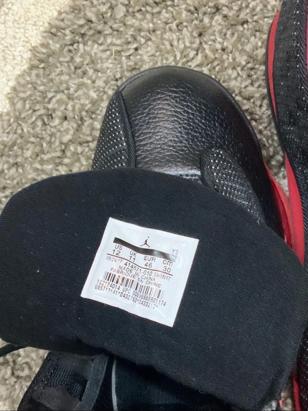 Air Jordan 13 “Bred” Size 12